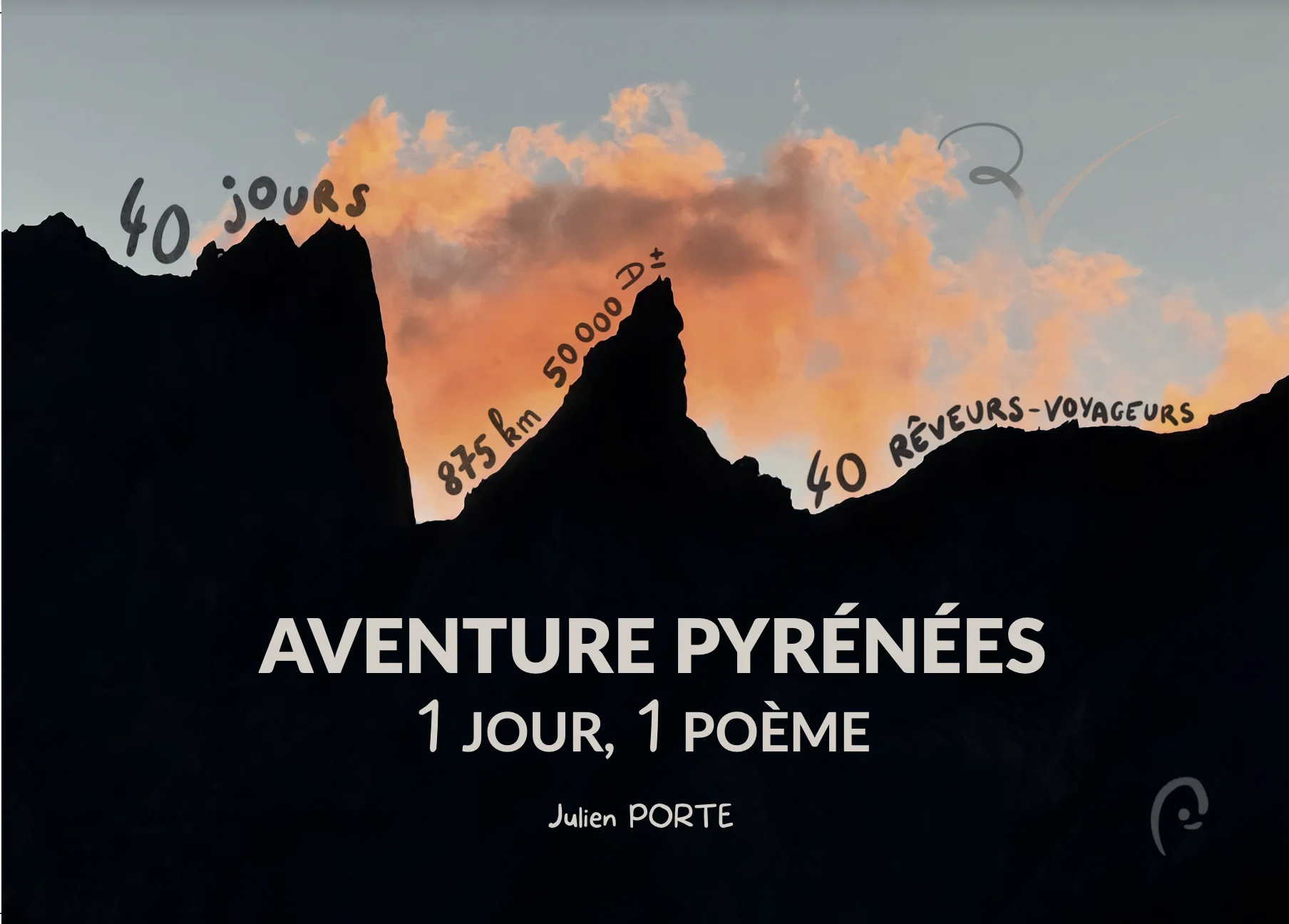 1ère couverture — Aventure Pyrénées 1 jour 1 poème