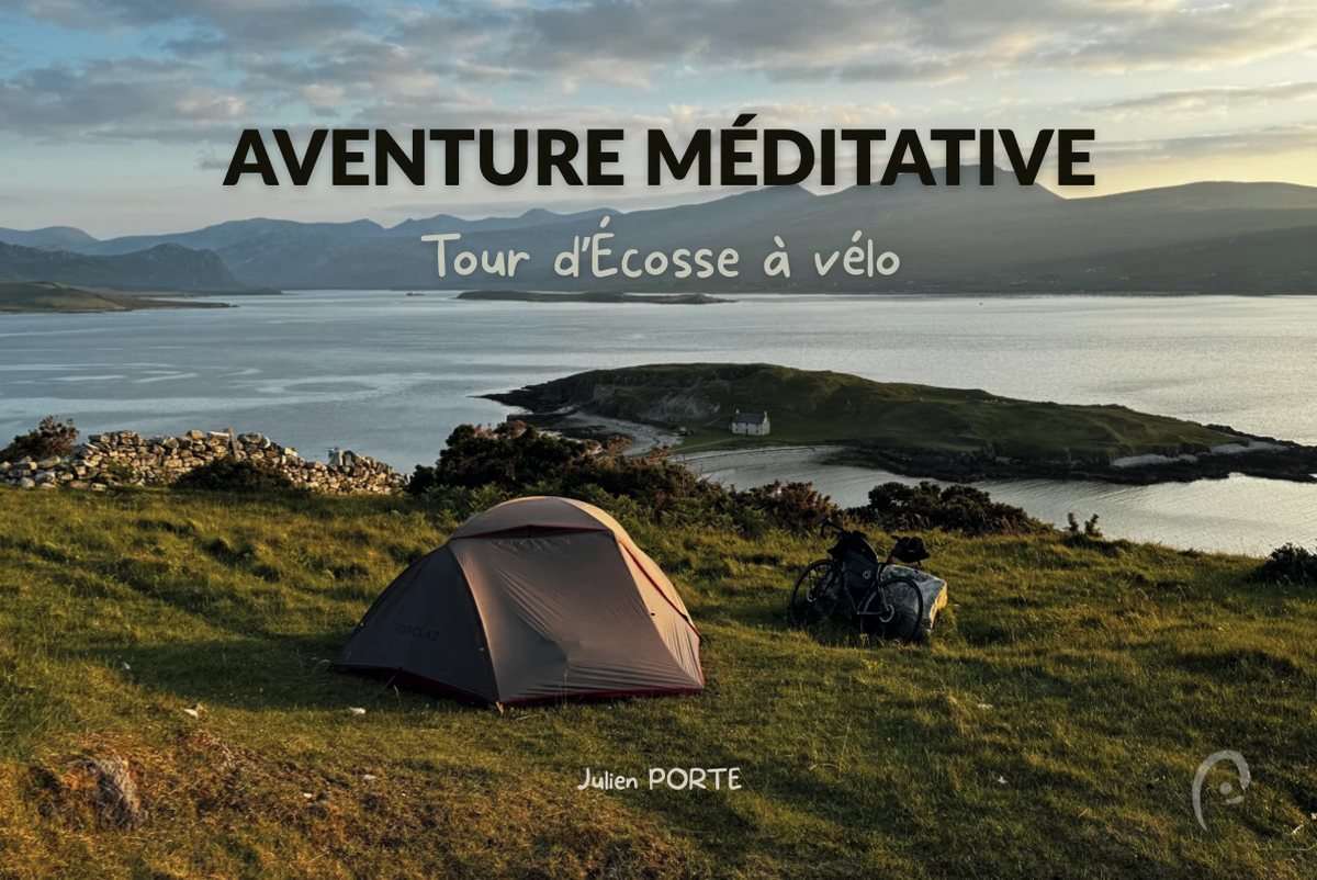 Couverture du livre Aventure Méditative, Tour d'Écosse à vélo
